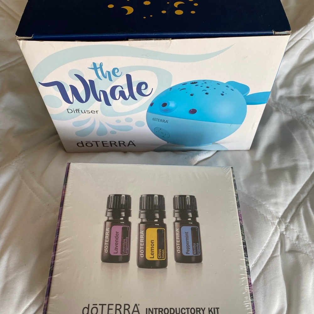 doTERRA Whale Diffuser with Essential Oils Set